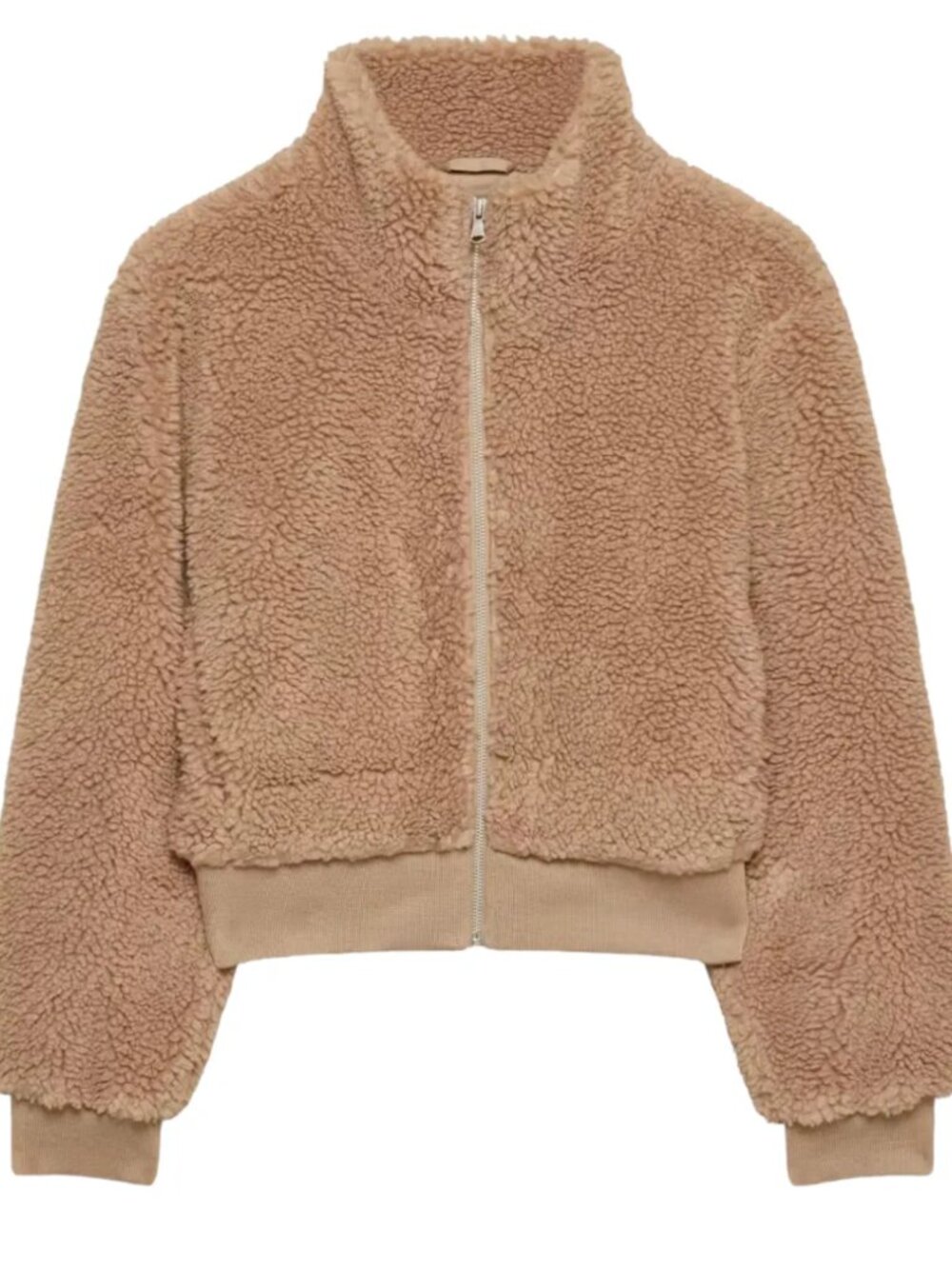 Aritzia - Sunday Best Mochi Jacket - Teddy zip-up bomber - size XS